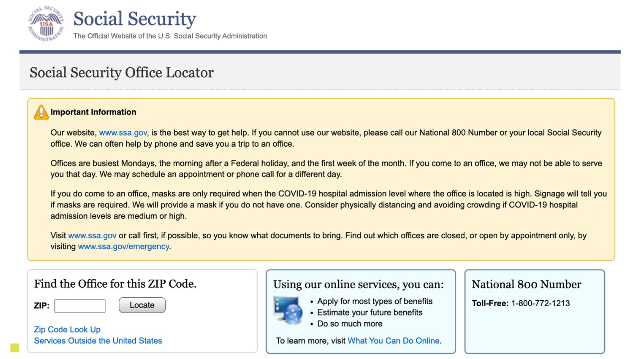 The Trick to Finding the Social Security Office Near Me