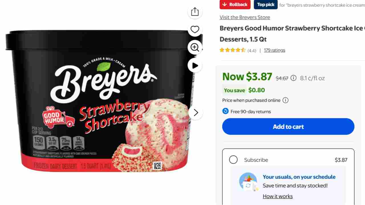 Save money at Walmart on this delicious ice cream